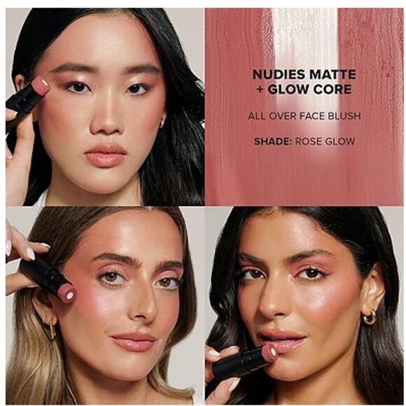 Nudestix Nudies Matte + Glow Core All Over Blush ~ ROSE GLOW 6g/0.21oz NIB - Picture 13 of 13